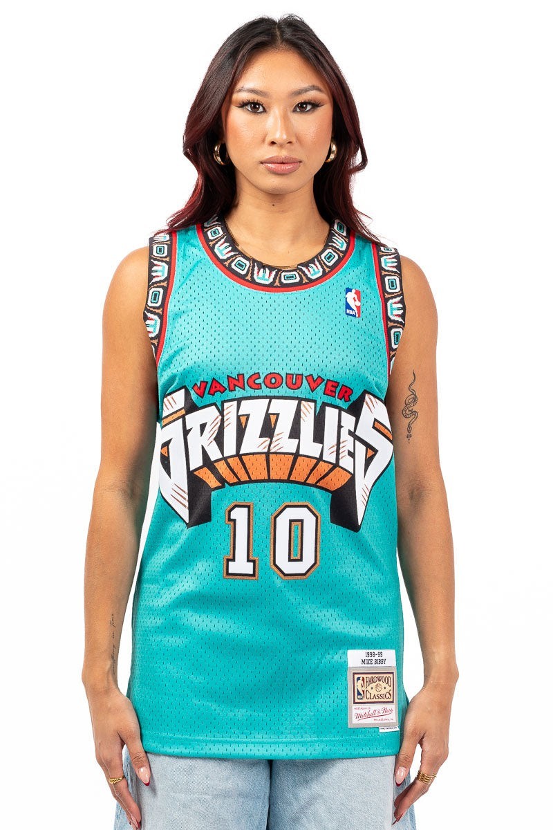 Mitchell & Ness Women's Vancouver Grizzlies Basketball Vest /Mike Bibby /Blue / RRP £95