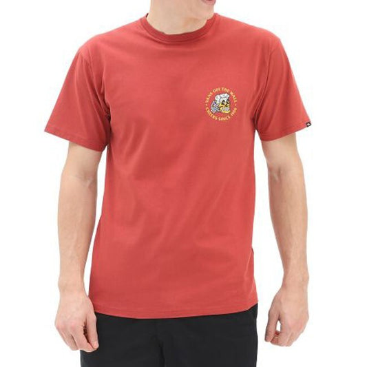 Vans Mens Drain Em Dry T-Shirt / Chili Oil / £28