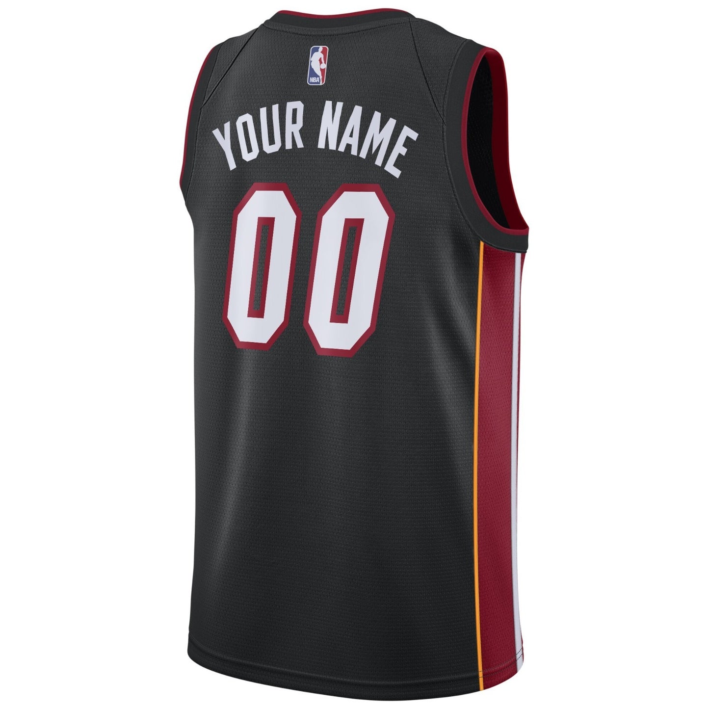 Nike Men's Miami Heat Blank Basketball Vest / Black Red / RRP £90