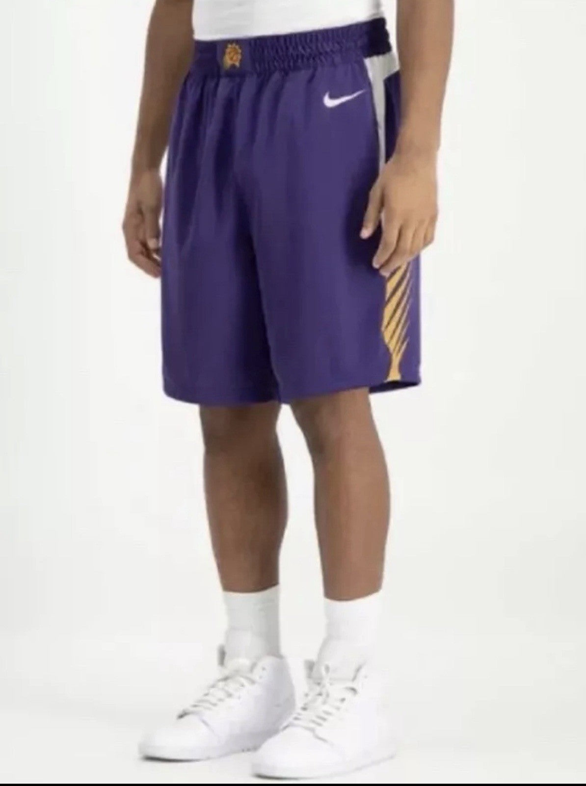 Nike NBA Phoenix Suns Icon Edition Swingman Shorts / Purple / RRP £75