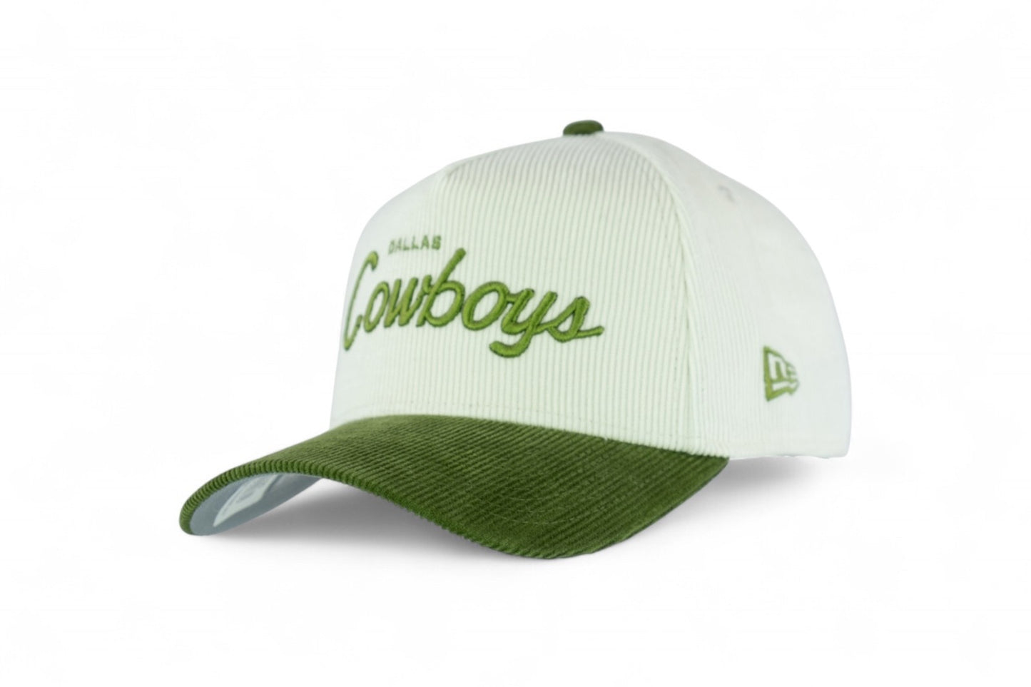 New Era Dallas Cowboys NFL Retro Cord A-Frame Cap / Silver Khaki / RRP £39