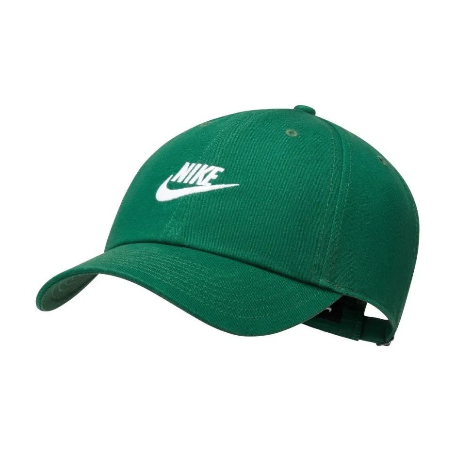 Nike Adult Heritage 86 Futura Washed Dad Cap / Green White / RRP £24