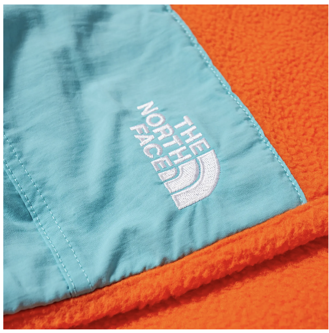 The North Face Men’s Denali Pant – Red Orange/Transantarctic Blue