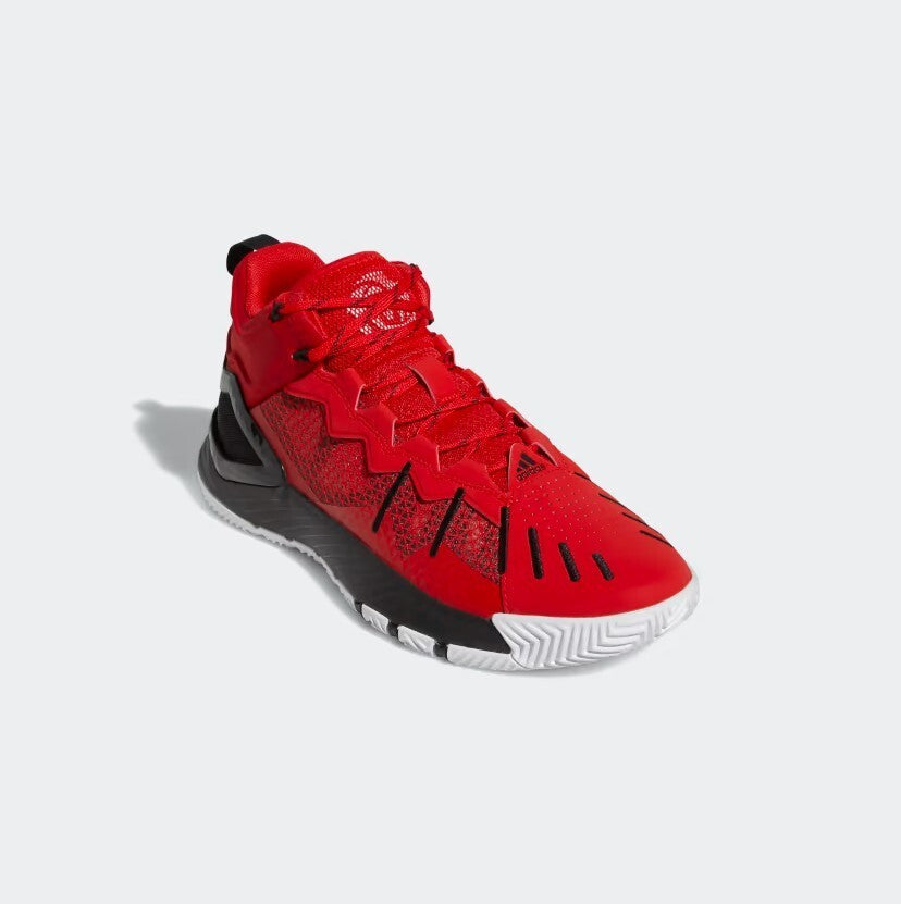 Adidas Unisex D Rose Son Of Chi Basketball Shoes / Red Black White / RRP £90