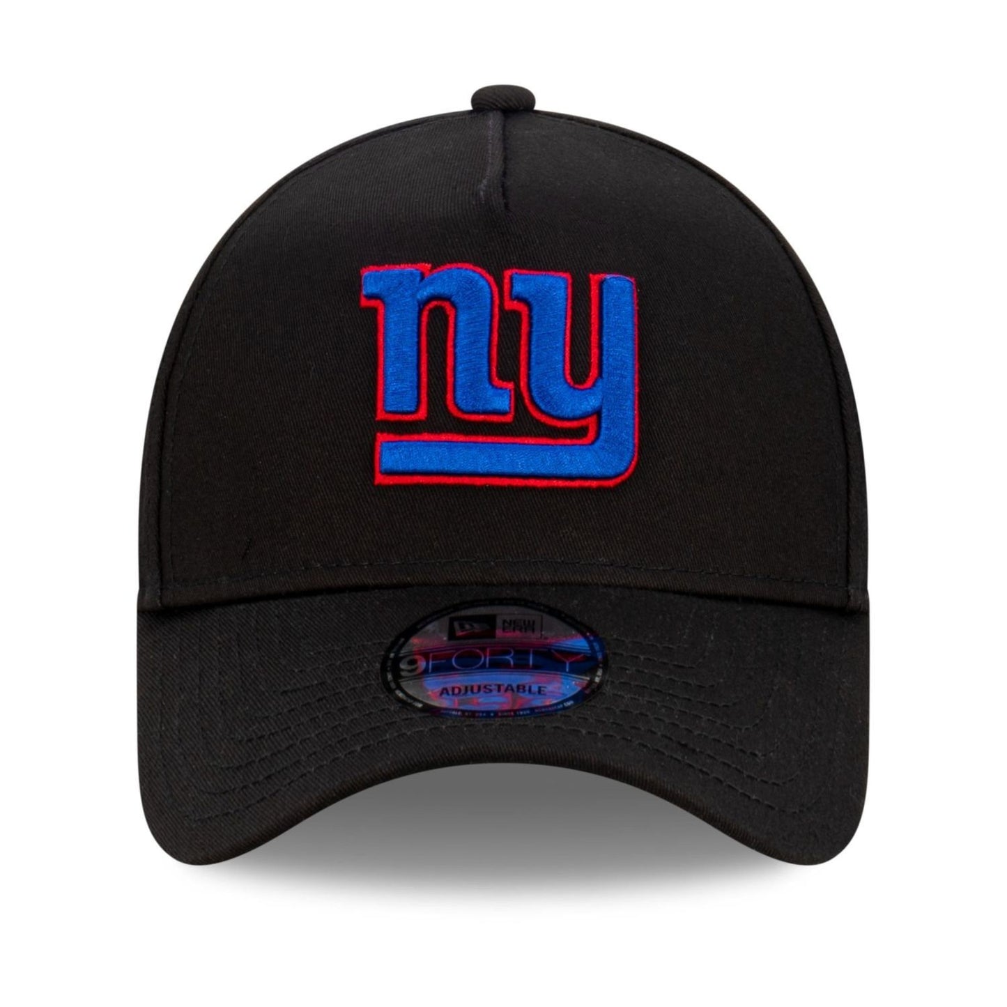 New Era Adult New York Giants 9Forty A-Frame Adjustable Cap / Black Blue/RRP £27