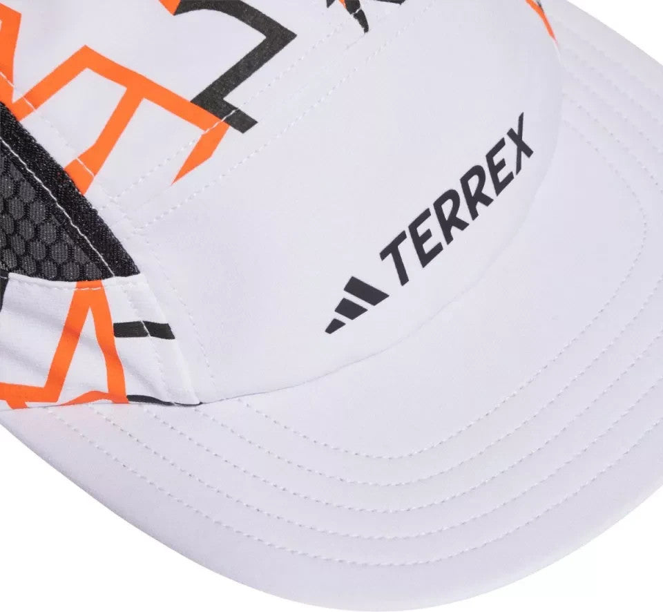 Adidas Adult Terrex 5 Panel Running Cap / White / RRP £25