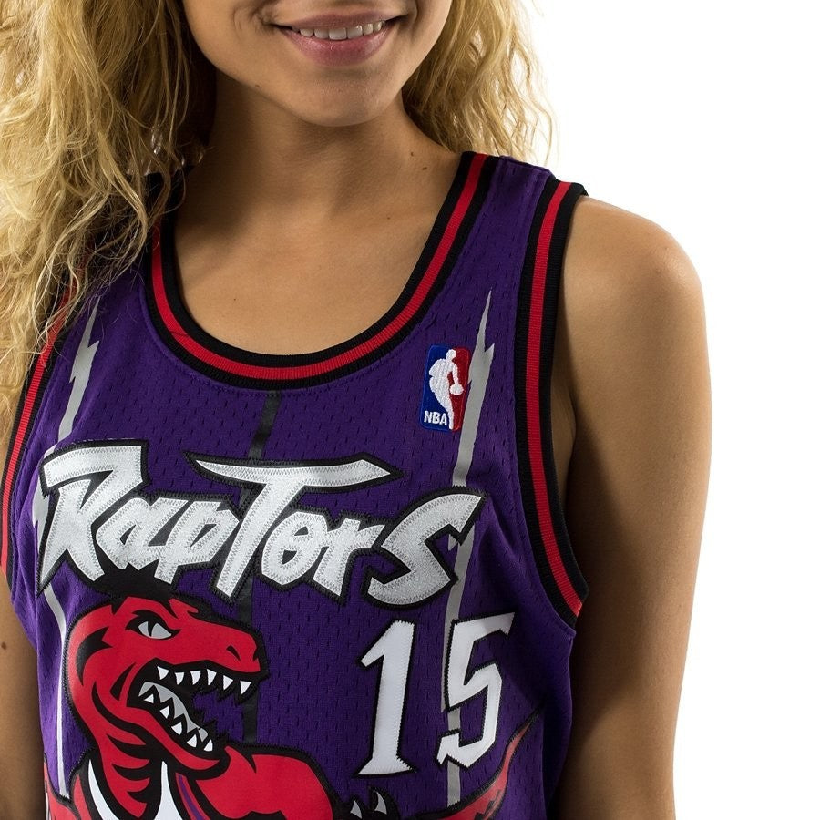 Mitchell and Ness Women's Toronto Raptors Vince Carter Basketball Vest /Purple/ RRP £95