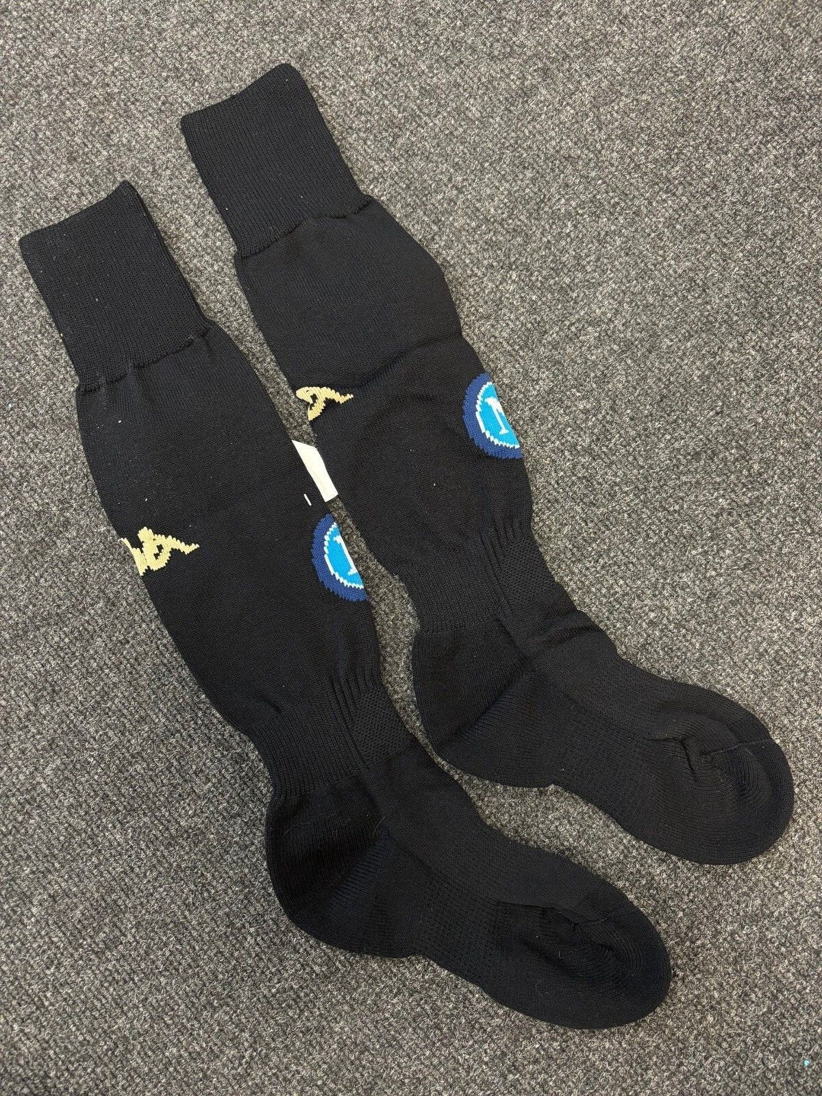 Kappa Kids Napoli Football Socks / Black / 2016-17 Third Kit / RRP £13
