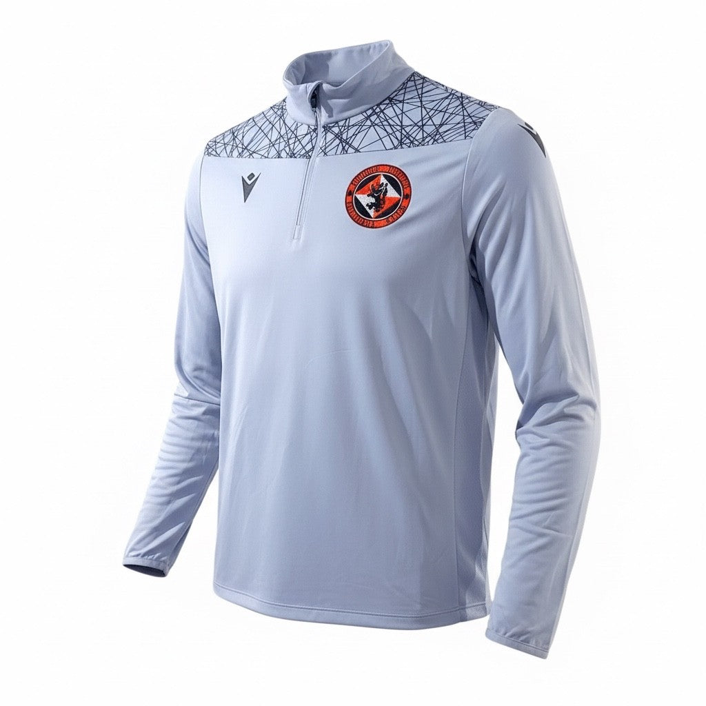 Macron Dundee United 1/4 Zip Training Top / Grey / RRP £30