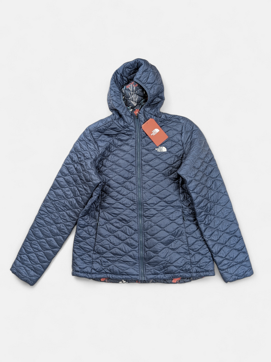The North Face Womens Quilted Floral Lined jacket / BLue / RRP £150