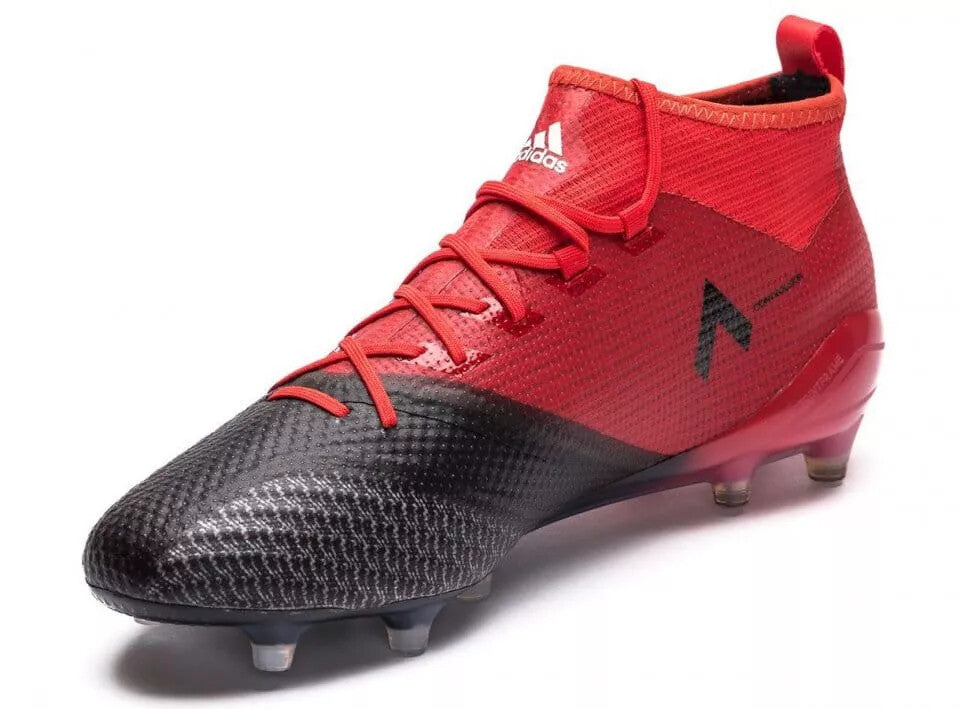 Adidas Mens ACE 17.1 Primeknit FG Football Boots / Red Black / RRP £200