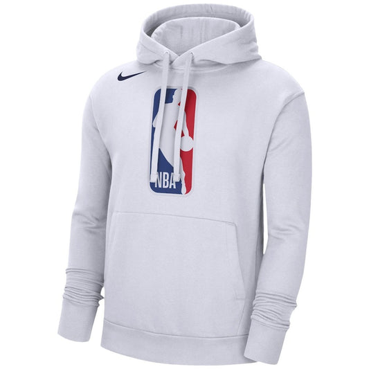 Nike Mens NBA Essential Logo Fleece Hoodie / White / RRP £65