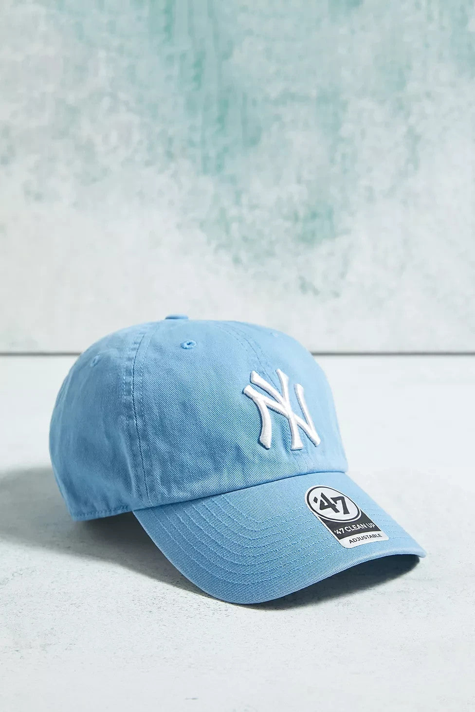 47 Brand New York Yankees NY Relaxed Clean Up Cap / Baby Blue / RRP £25