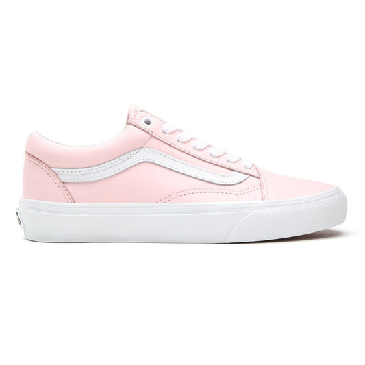 Vans Womens Old Skool Leather Trainers / True White / RRP £75