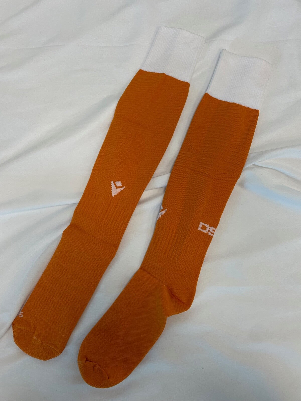 Macron Mens 20-21 Arminia Bielefeld 3rd Football Socks / BNWT / Orange / RRP £15