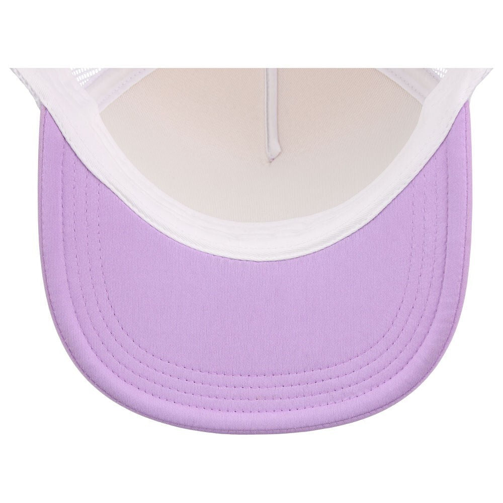 Unisex Plain Screen Foam Trucker Hat / Purple White / £20