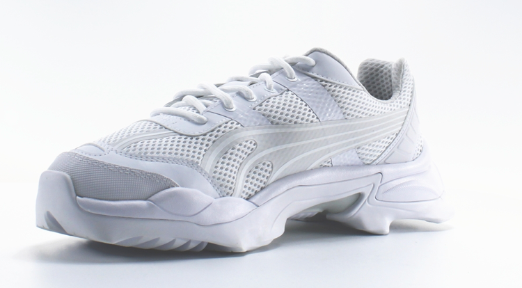 Puma Nitefox Crossin' White Textile Mens Lace Up Trainers / BNIB