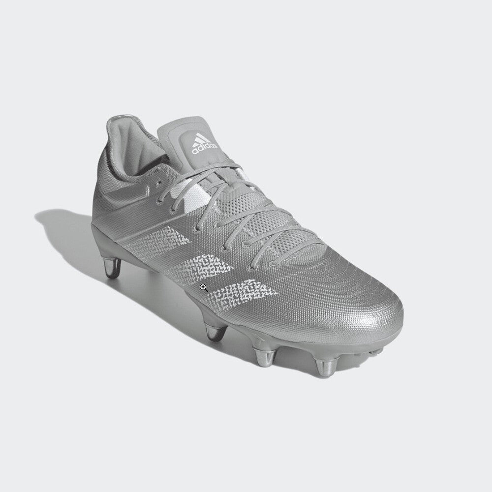 Adidas Unisex Kakari Z.0 (SG) Rugby Boots / Silver White / RRP £170
