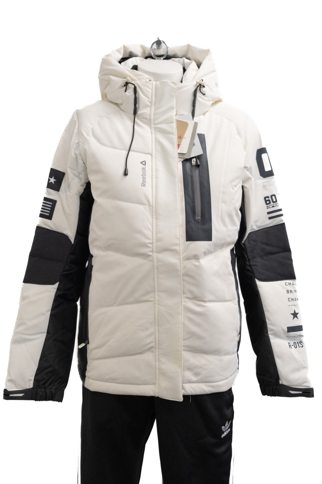 Reebok Womens Elite Down Warm Jacket / BNWT / White / RRP £275