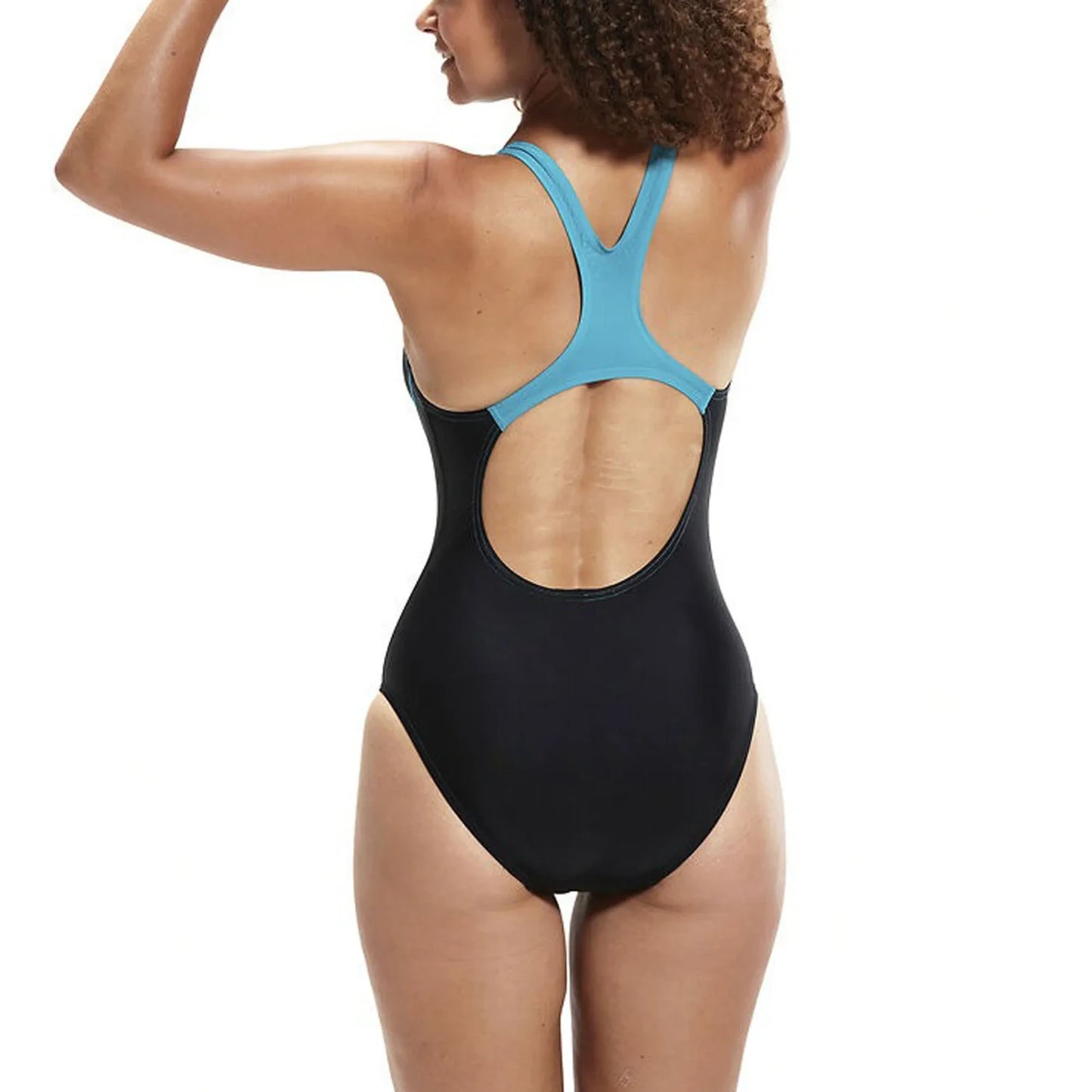 Speedo Women's Medley Medalist Swimsuit / Black / Training Swimwear / RRP £28