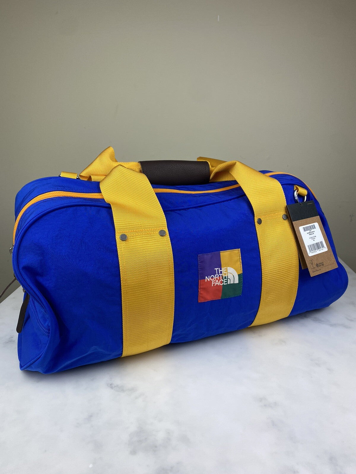 The North Face Colour Block Duffel Bag / BNWT / Blue