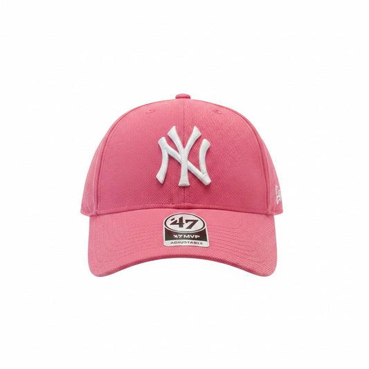 47 Brand New York Yankees MVP Snapback Cap / Pink White / RRP £28