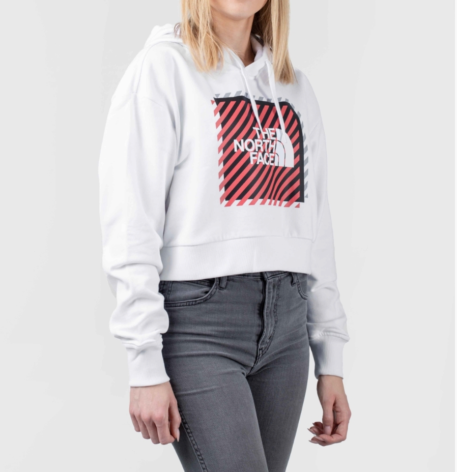 The North Face Womens Coordinates Crop Hoodie / BNWT / White / RRP £70