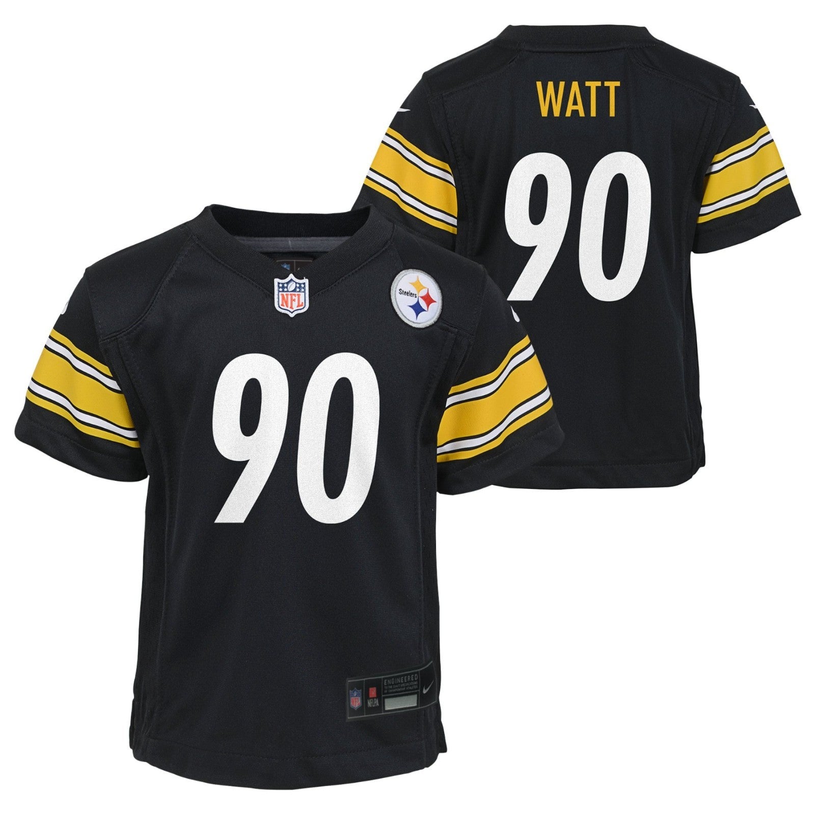 Nike Kids Pittsburgh Steelers NFL Jersey / TJ Watt 90 / Black / RRP £80