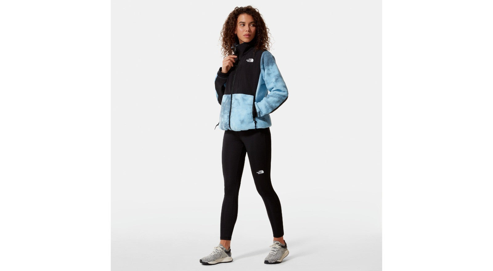 The North Face Womens Print Denali 2 Jacket / Beta Blue / RRP £135