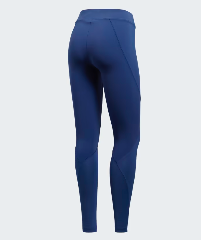 Adidas Womens Alphaskin Tech Tights / BNWT / Blue / RRP £75