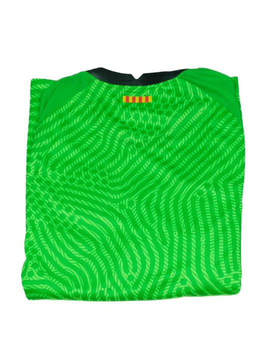 Nike Mens Barcelona 2020-21 Goalkeeper Shirt / Green / RRP £70