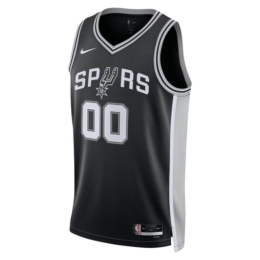 Nike Men's San Antonio Spurs Blank Basketball Jersey / Black / RRP £90