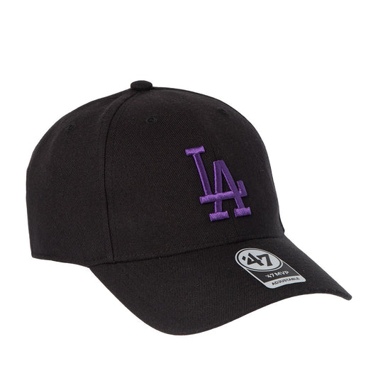 47 Brand LA Dodgers MLB MVP Cap / Black Purple / RRP £32