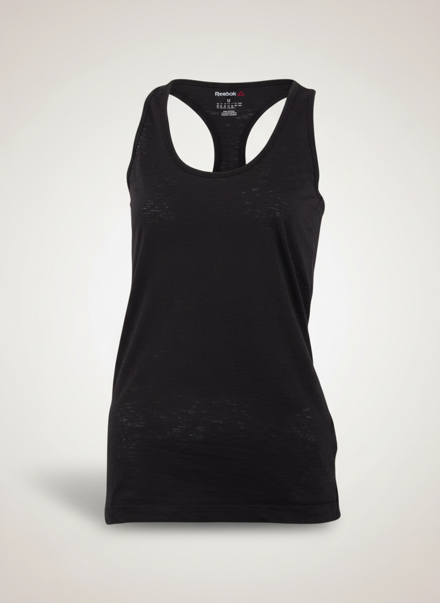 Reebok Womens Workout Gym Vest Top / Black / RRP £22