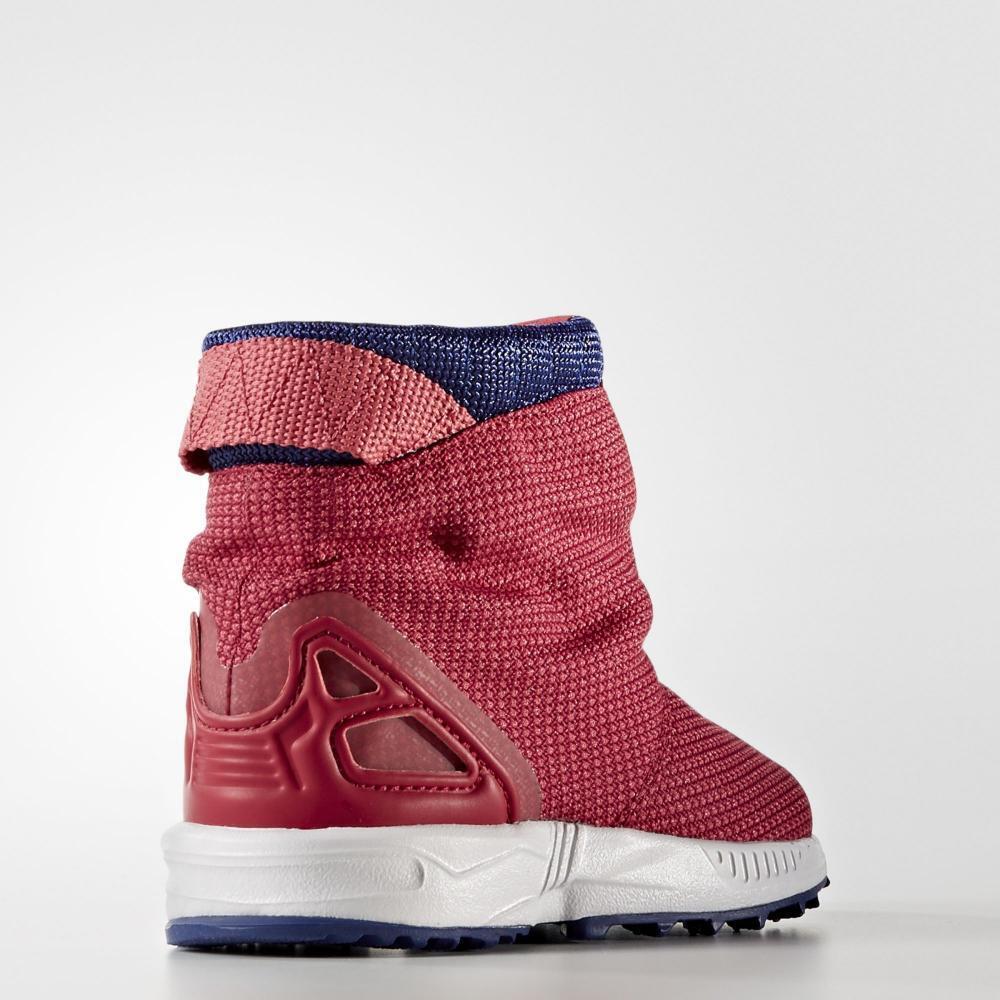Adidas Infant ZX Flux Winter Snow Trainer Boot / Red / RRP £50