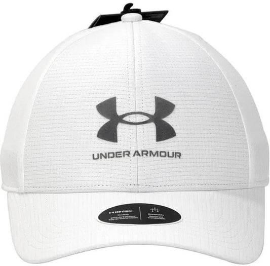 Under Armour Mens Armour Vent Stretch Cap / White Grey / RRP £28