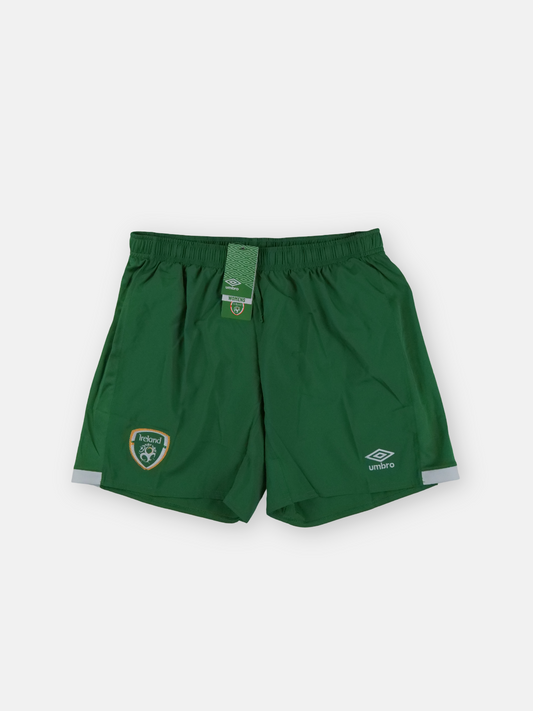 Umbro Womens 2020-21 Ireland Away Football Shorts / Green / RRP £29.99