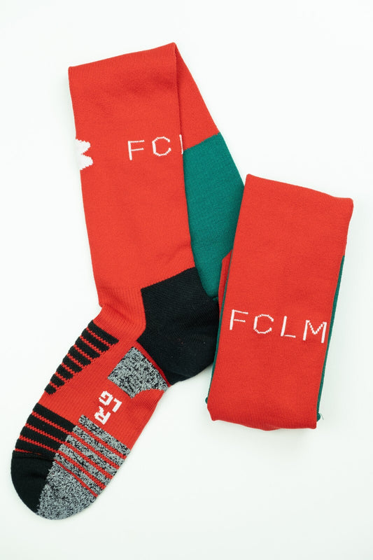 Under Armour 2019-20 Lokomotiv Moscow Home Socks / Red / Mens / RRP £14.99