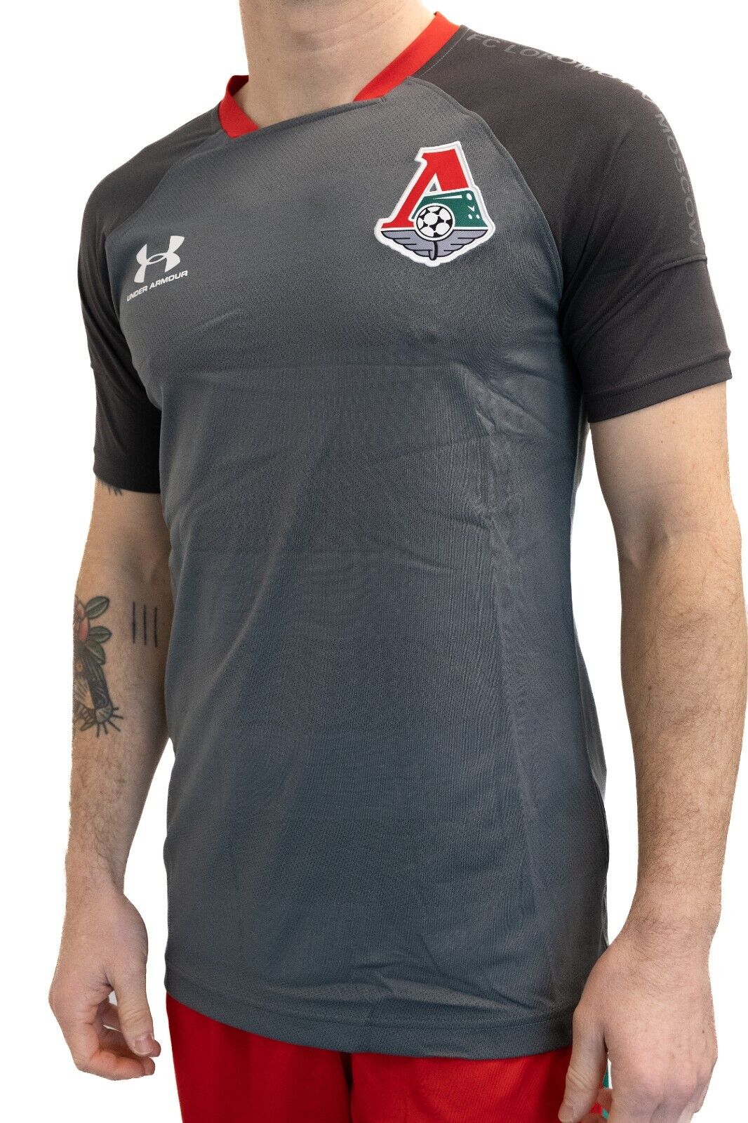Under Armour 2019-20 Lokomotiv Moscow Training Tee / Grey / Mens / RRP £29.99