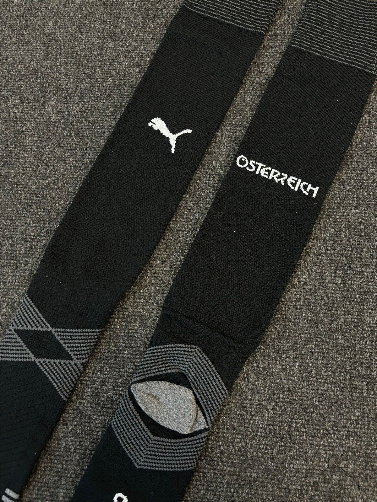 Puma Mens Austria Away Football Sock / Black / RRP £16