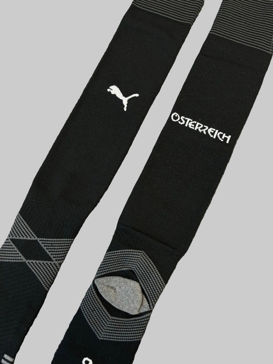 Puma Mens Austria Away Football Sock / Black / RRP £16