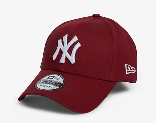 New Era New York Yankees 9Forty A-Frame Cap / CardinaRed White / RRP £27