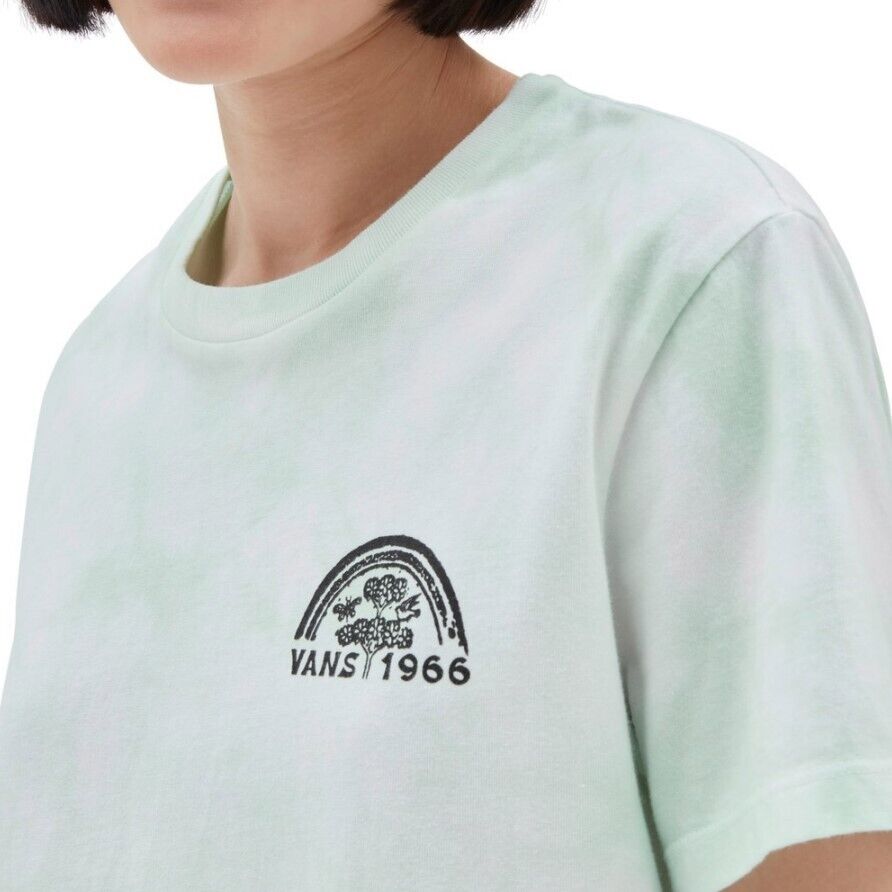Vans Womens Everyday Rainbow Graphic T-Shirt / Light Green / RRP £37
