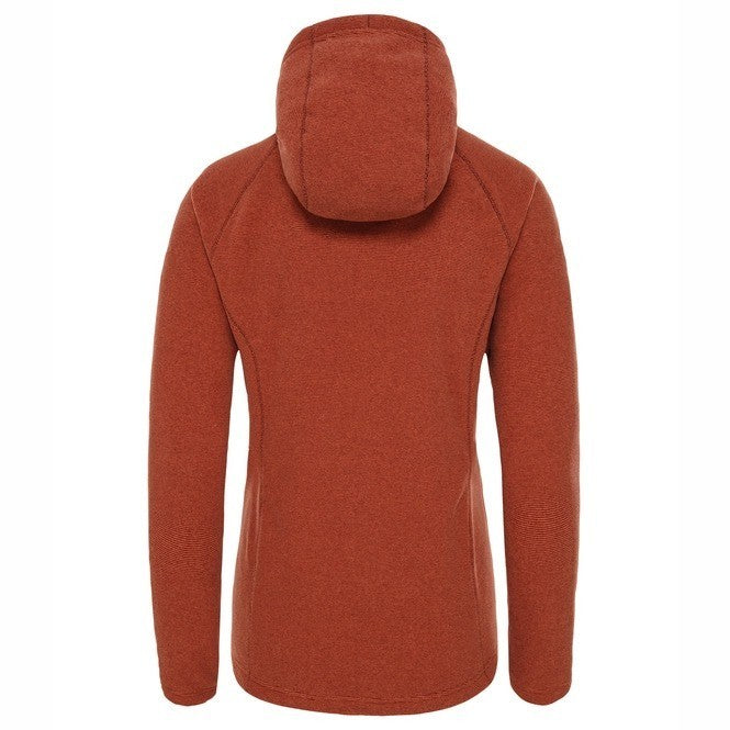 The North Face Womens Mezzaluna Zip Hoody / Picante Red Stripe / RRP £70