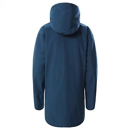 The North Face Womens Woodmont Rain Jacket / Monterey Blue / RRP £235