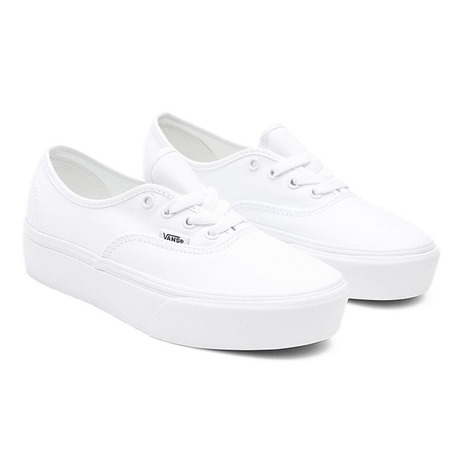 Vans Authentic Platform Trainers / White / Unisex / RRP £65