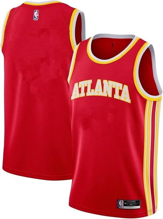 Nike Youth Atlanta Hawks Basketball Vest / Blank / Red / RRP £75