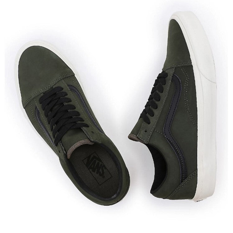 Vans Nubuck Old Skool Trainers / Olive Black / RRP £75
