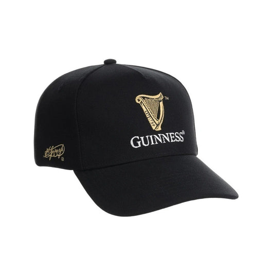 Guiness Adult Black Harp Five Panel A Frame Cap / Black / RRP £28