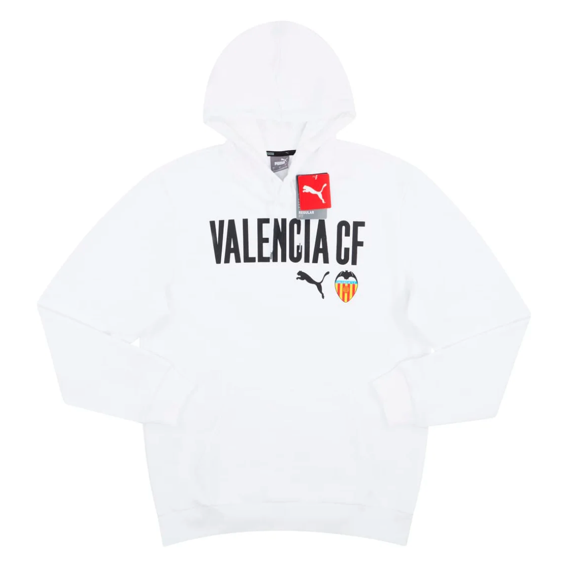 Puma Mens Valencia Fan Hooded Top / White / RRP £55